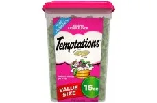 Temptations Classics Crunchy & Soft Adult Cat Treats Blissful Catnip, 16 oz
