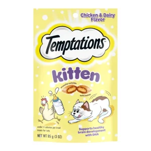 Temptations Kitten Cat Treat Chicken & Dairy 3 oz