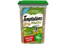 Temptations MixUps Crunchy & Soft Adult Cat Treats Catnip Fever, 16 oz