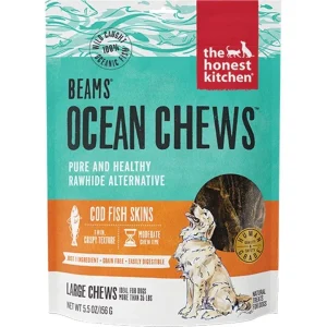 The Honest Kitchen Dog Beams Ocean Dog Chews Cod Large 5.5 oz