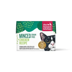 The Honest Kitchen Grain-Free Minced Chicken Wet Cat Food - Bone Broth Gravy, 2.8 oz, 12 ct