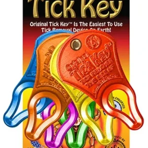 The Original Tick Key Tick Removal Device - Portable, Safe and Highly Effective Tick Removal Tool - Assorted