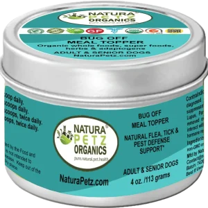 The Petz Kitchen Bug Off Natural Defense Meal Topper - Flea, Tick & Pest Defense for Dogs & Cats