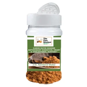 The Petz Kitchen Carob Antioxidant Digestive & Cardiovascular Support Dog Meal Supplement