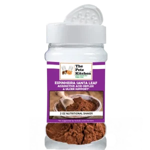 The Petz Kitchen Espinheira Santa Leaf Powder - Digestive & Acid Reflux Support for Dogs & Cats