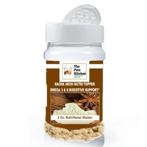 The Petz Kitchen Sacha Inchi Omega 3 & 6 Digestive Support Dog Meal Supplement