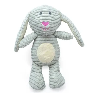 ThoozyPet Tuff & Cuddly Bunny Plush Dog Toy 12.5"