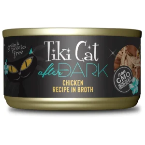 Tiki Cat After Dark Shredded Chicken Wet Cat Food, 2.8 oz, 12 ct
