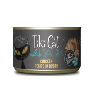 Tiki Cat After Dark Shredded Chicken Wet Cat Food, 5.5 oz, 8 ct