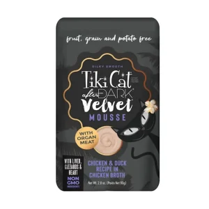 Tiki Cat After Dark Velvet Mousse Chicken & Duck Wet Cat Food, 2.8 oz, 12 ct