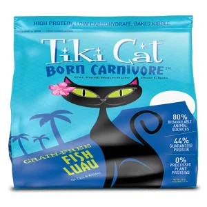 Tiki Cat Born Carnivore Dry Cat Food - Fresh-Caught Herring & Salmon, 5.6 lb