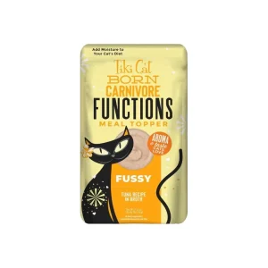 Tiki Cat Born Carnivore Fussy Cat Food Topper - Flaked Tuna, 1.5 oz, 12 ct