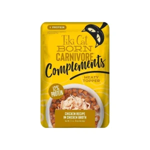 Tiki Cat Complements+ Chicken Cat Food Topper, 2.1 oz each, Case of 12