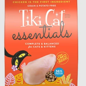 Tiki Cat Essentials Grain-Free Dry Cat Food, Chicken & Turkey, 6 lb