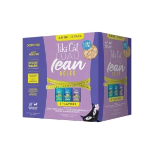 Tiki Cat Luau Lean Gelee Variety Pack, Chicken, Duck & Salmon, 2.8 oz