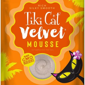 Tiki Cat Velvet Mousse Wet Cat Food - Chicken, 2.8 oz, 12 ct