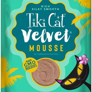 Tiki Cat Velvet Mousse Wet Cat Food - Tuna and Chicken, 2.8 oz, 12 ct