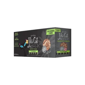 Tiki Pet Cat After Dark Whole Foods Variety Pack, 2.8 oz each, Case of 18