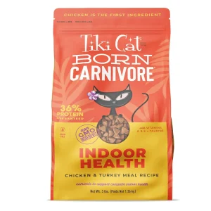 Tiki Pet Cat Born Carnivore Indoor Chicken & Turkey 3 lb