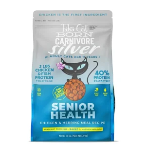 Tiki Pet Cat Born Carnivore Silver Senior Health 2.8 lb