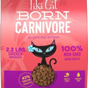 Tiki Pet Cat Carnivore Grain-Free Chicken and Herring 2.8 lb