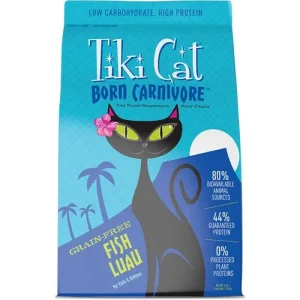 Tiki Pet Cat Carnivore Grain-Free Dry Cat Food - Herring and Salmon, 11.1 lb
