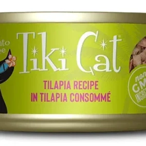 Tiki Pet Cat Kapi'olani Luau Tilapia 2.8 oz. 12 ct