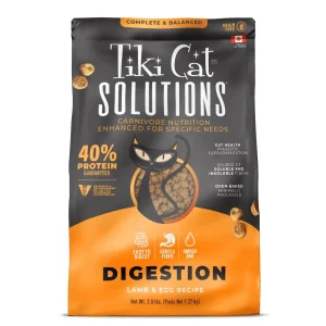 Tiki Pet Cat Solutions Digestion Lamb 2.8 lb