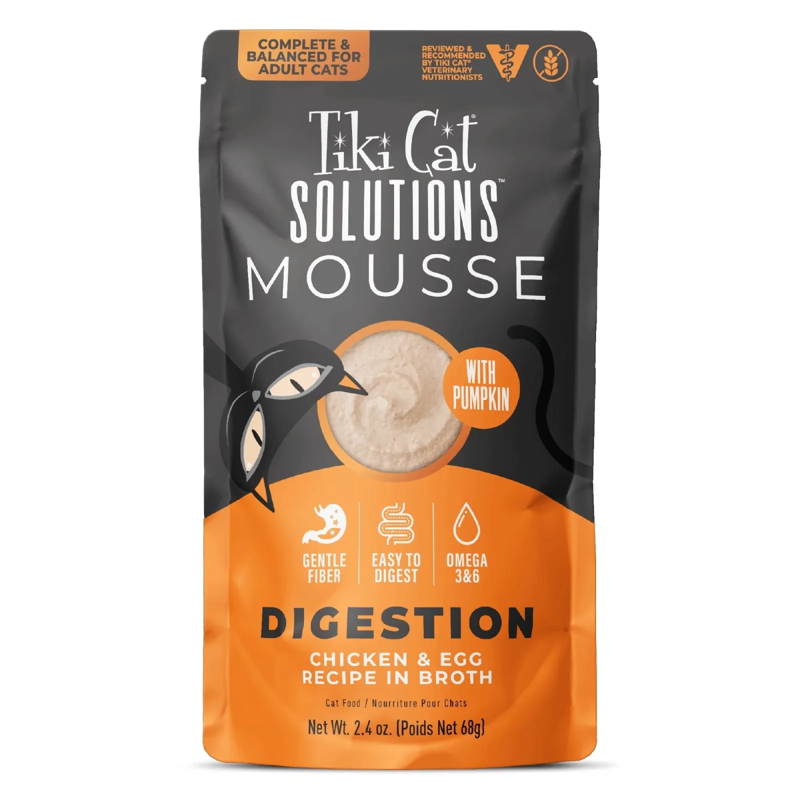 Tiki Pet Cat Solutions Topper Tummy, 1.5 oz each, Case of 12