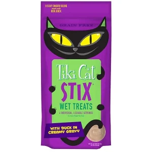 Tiki Pet Cat Stix Mousse Duck 3 oz. 12 ct