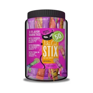 Tiki Pet Cat Stix Variety Pack, 0.5 oz each, Case of 50