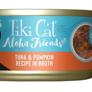 Tiki Pets Aloha Friends Flaked Tuna with Pumpkin Wet Cat Food, 3 oz, 12 ct