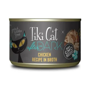 Tiki Pets Cat After Dark Chicken, 5.5 oz each, Case of 8