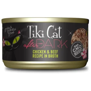 Tiki Pets Cat After Dark Chicken Beef 2.8 oz. 12 ct