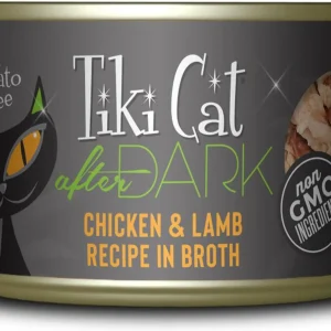 Tiki Pets Cat After Dark Chicken & Lamb Wet Cat Food 5.5 oz. 8 ct