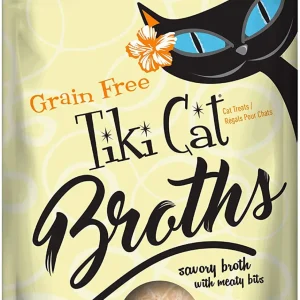 Tiki Pets Cat Chicken in Broth 1.3 oz. Pouch 12 ct
