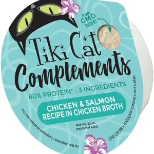 Tiki Pets Cat Complements Chicken and Salmon 2.1 oz. 8 ct