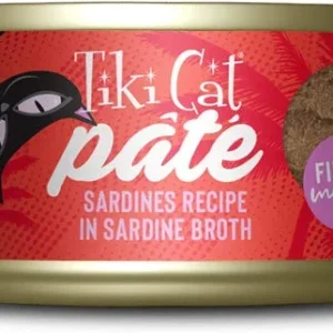 Tiki Pets Cat Grill Sardines Pate 2.8 oz. 12 ct