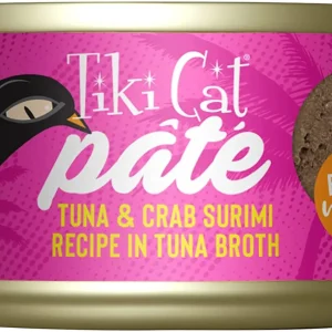Tiki Pets Cat Grill Tuna and Crab Surimi Pate 2.8 oz. 12 ct