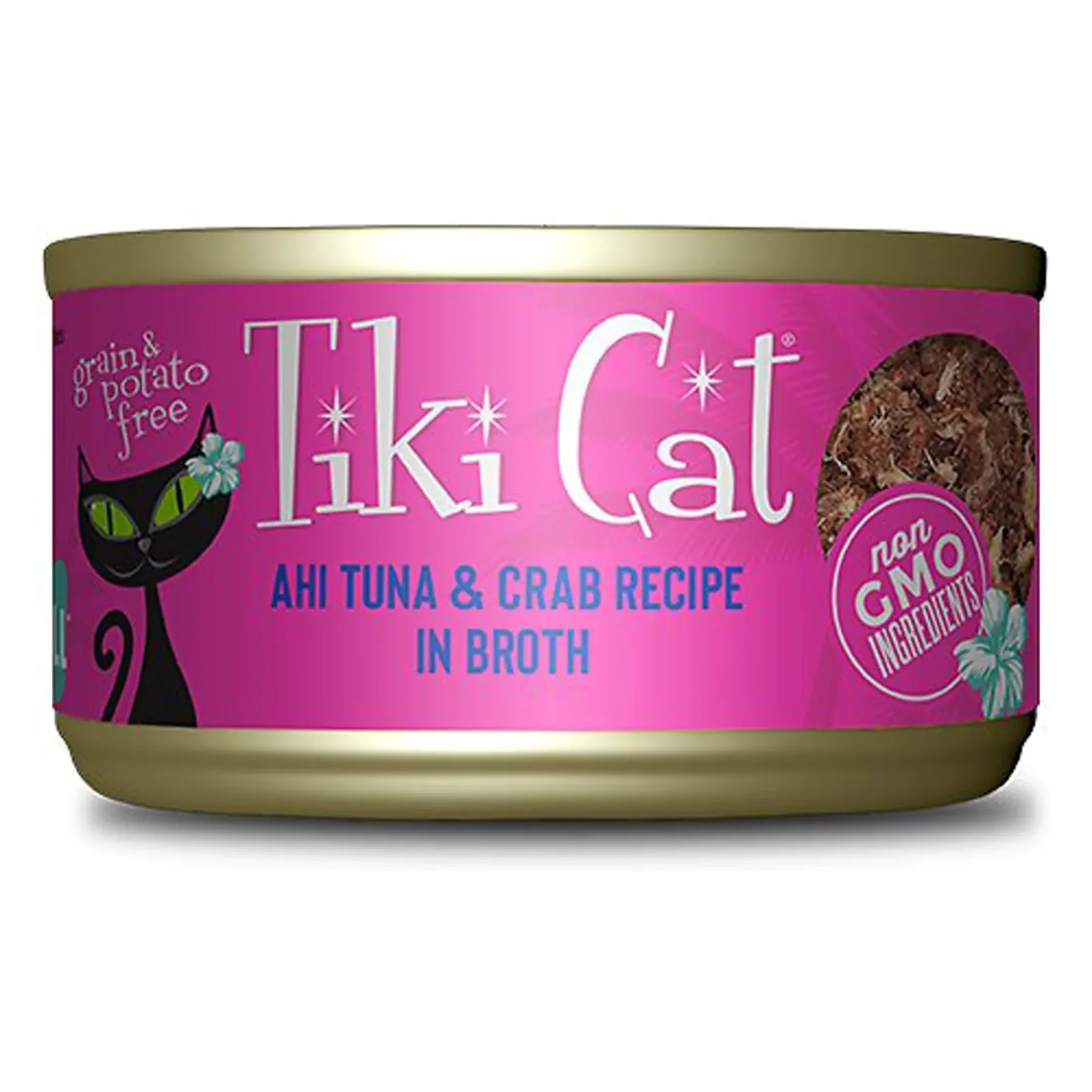 Tiki Pets Cat Hana Grill Ahi Tuna and Crab 2.8 oz. 12 ct