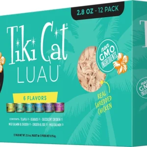 Tiki Pets Cat Luau Emma Variety Pack 2.8 oz. 12 ct