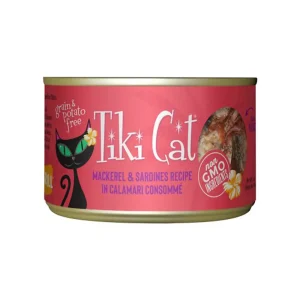 Tiki Pets Cat Makaha Grill Mackerel and Sardine, 6 oz each, Case of 8