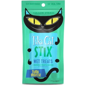 Tiki Pets Cat Stix Mousse Tuna, 3 oz each, Case of 12