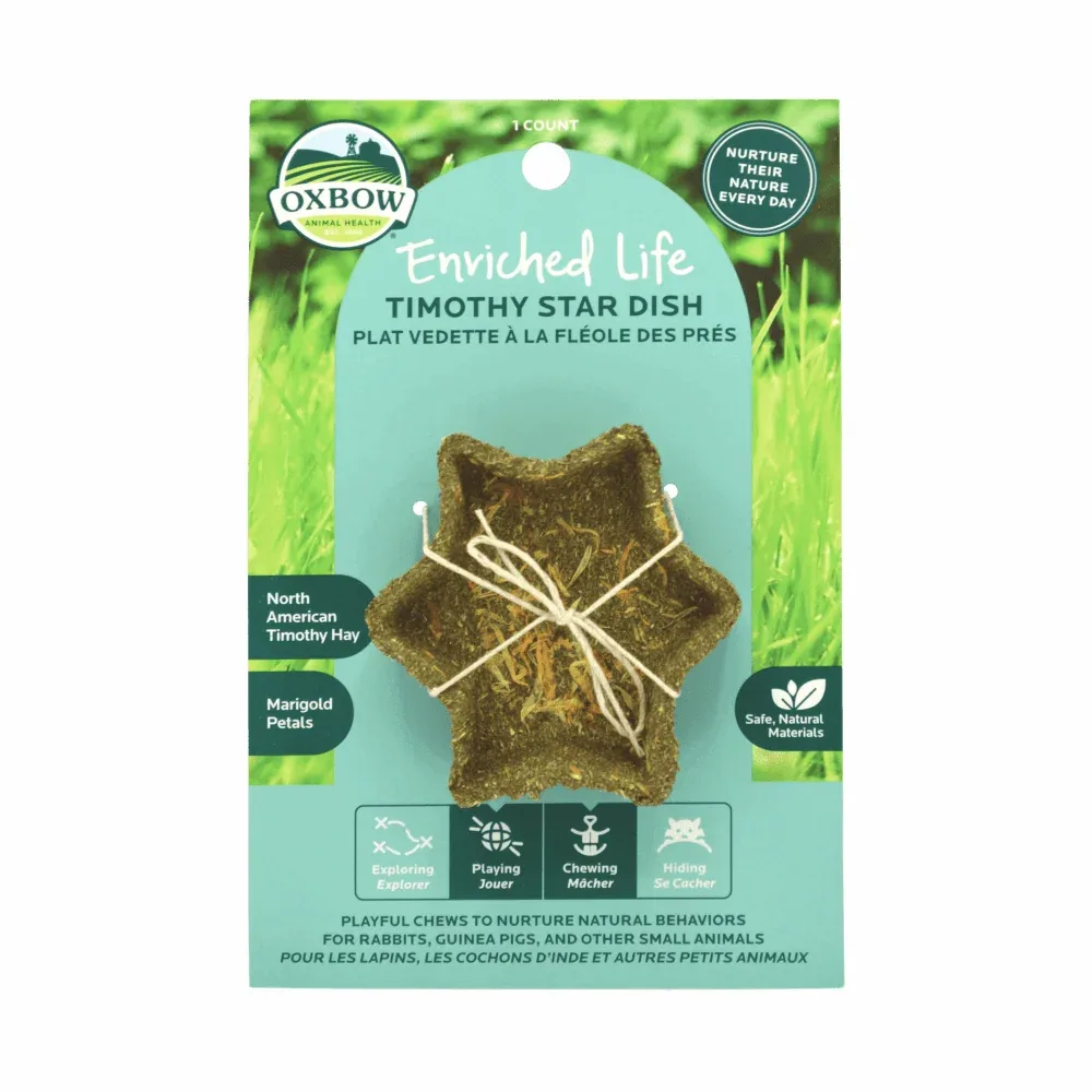 Timothy Star Dish (Enriched Life by Oxbow) - Image 2