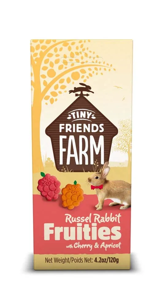 Tiny Friends Farm Russel Rabbit Fruities w/Cherry & Apricot 4.2 oz