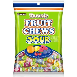 Tootsie Fruit Chews Sour Candy 7 oz.