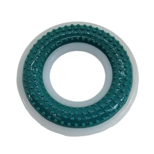 TPR & Nylon Dental Chew Ring Toy for Dogs - Ideal for Aggressive Chewers