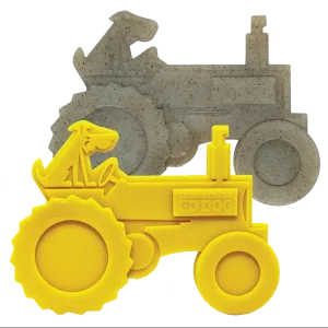 Tractor Nylon Dog Toy for Aggressive Chewers