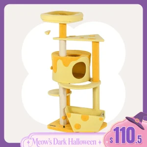 Transformable Cheese Cat Tree