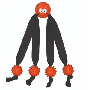 Trixie Ball with Strap Legs for Dogs (Orange)
